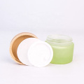 2oz 60g frosted glass refillable cosmetic jars empty face cream jar